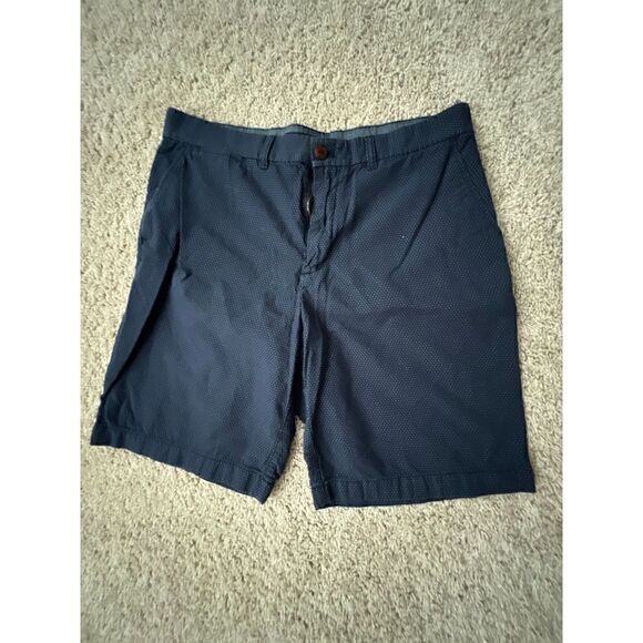 Tommy Hilfiger Classic Fit Shorts Navy dot size 36 - Picture 1 of 2